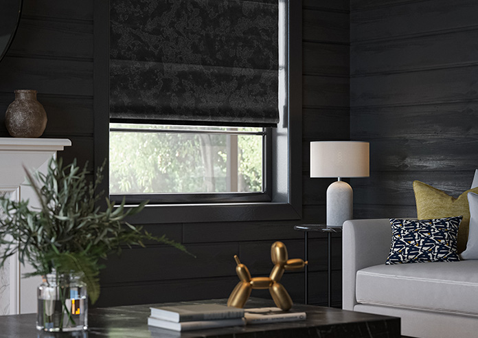 Cyrus Crushed Velvet, Twilight - Twist&Fit Roman Blind - Image 5